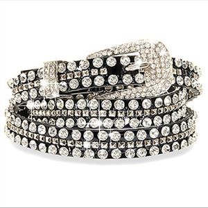 BEST SELLER Bling Rhinestone Leather Belt